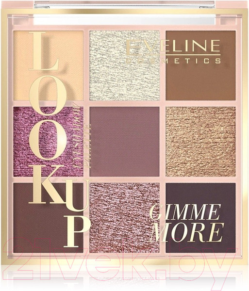 Изображение товара Палетка теней для век Eveline Cosmetics Look Up Gimme More №1-9 (10г)