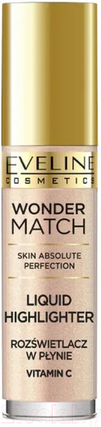 Изображение товара Хайлайтер Eveline Cosmetics Wonder Match Жидкий с витамином С №01 (4.5мл)