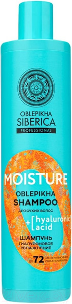 Изображение товара Шампунь для волос Natura Siberica Oblepikha Siberica Professional Гиалуроновое увлажнение (400мл)