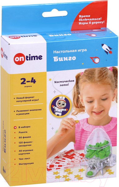 Изображение товара Настольная игра On Time Бинго! / 45083