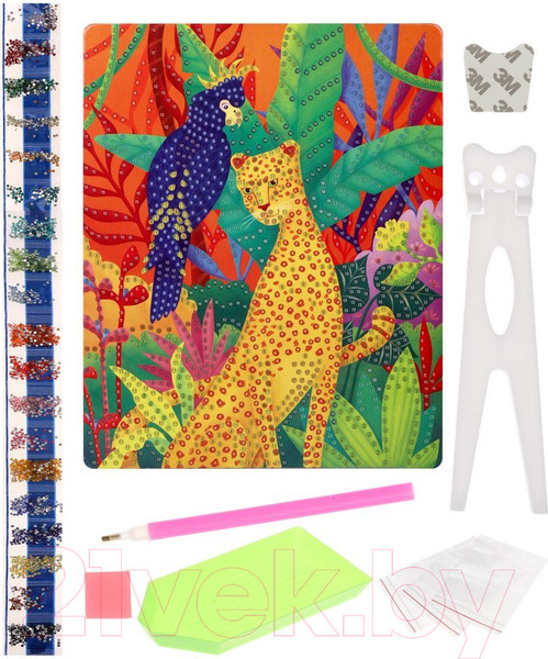 Изображение товара Набор алмазной вышивки On Time Гепард / 45112