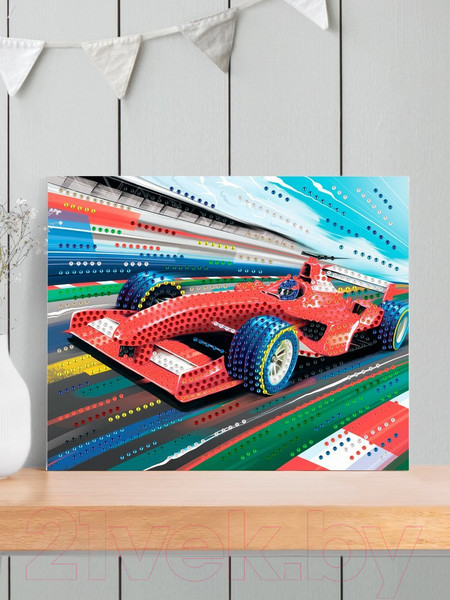 Изображение товара Набор алмазной вышивки On Time Гоночная машина / 45113