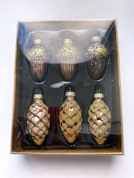 Изображение товара Набор елочных игрушек GreenTerra 0283-1 (6шт)