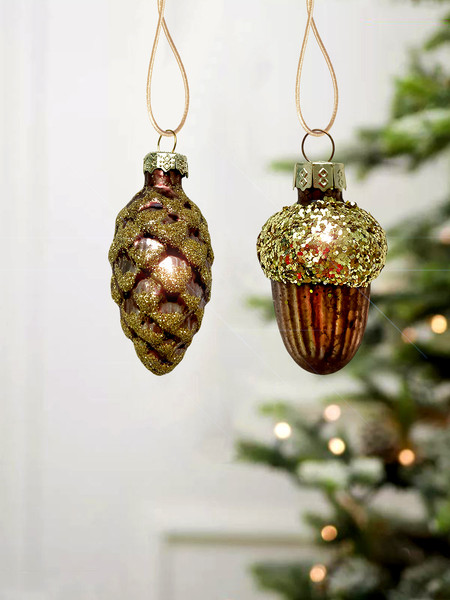 Изображение товара Набор елочных игрушек GreenTerra 0283-1 (6шт)