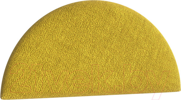 Изображение товара Мягкая стеновая панель Делком40 Полукруг 150x300 (желтый)