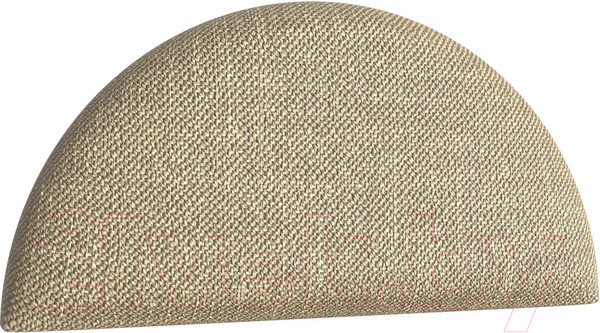 Изображение товара Мягкая стеновая панель Делком40 Полукруг 150x300 (бежевый)