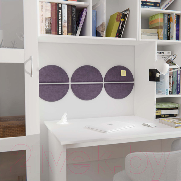 Изображение товара Мягкая стеновая панель Делком40 Полукруг 150x300 (бежевый)