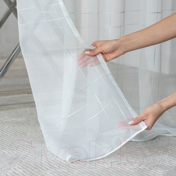 Изображение товара Гардина Pasionaria Руби 500x270 (бирюзовый)