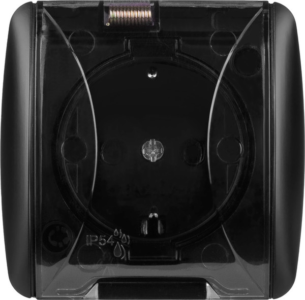Изображение товара Розетка TDM Селигер SQ1818-0307 (графит)