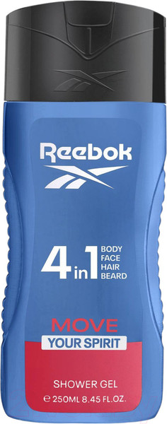 Изображение товара Гель для душа Reebok Move Your Spirit Hair & Body For Men (250мл)