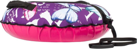 Изображение товара Тюбинг-ватрушка Snowstorm BZ-100 Butterfly / W112883 (фиолетовый/ розовый)