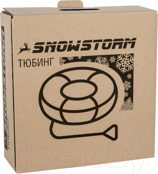 Изображение товара Тюбинг-ватрушка Snowstorm BZ-100 Full / W112928 (красный/черный)