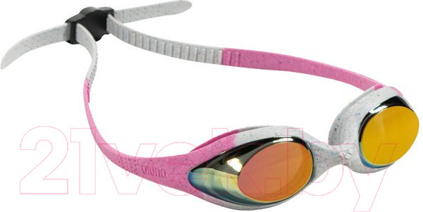 Изображение товара Очки для плавания ARENA Spider Mirror Jr / 1E362 902 (розовый/серый)