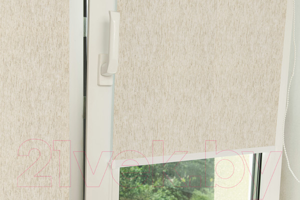 Изображение товара Рулонная штора Delfa Сантайм Натур Термо-Блэкаут СРШ-01МП 78305 (48x170, натур)