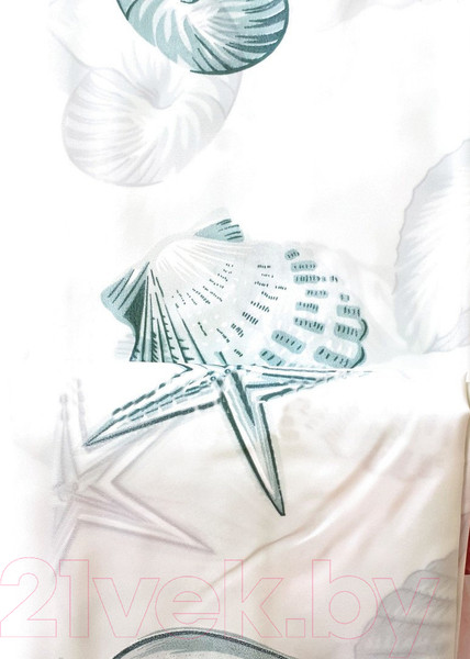 Изображение товара Шторка-занавеска для ванны Miranda Starfish Green