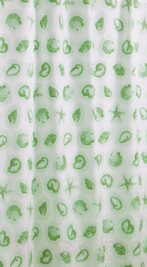 Изображение товара Шторка-занавеска для ванны Miranda Starfish Green