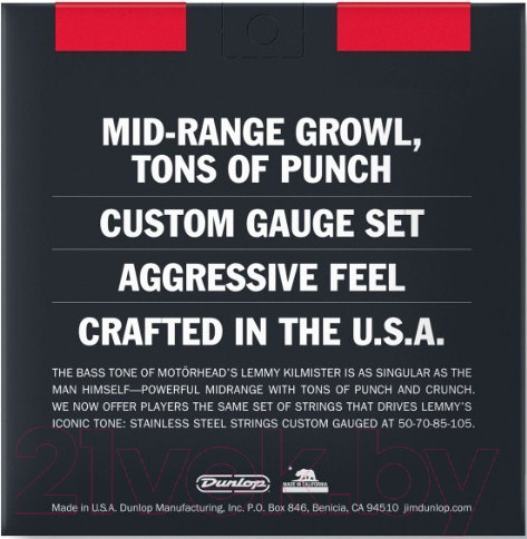 Изображение товара Струны для бас-гитары Dunlop Manufacturing LKS50105