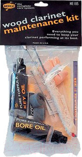 Изображение товара Набор для чистки духовых инструментов Dunlop Manufacturing HE105 Clrnt Wood-Maint Kit