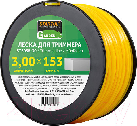 Изображение товара Леска для триммера Startul ST6058-30