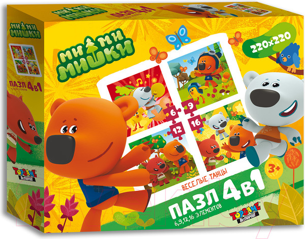 Изображение товара Набор пазлов Topgame Ми-ми-Мишки. Веселые танцы / 01358