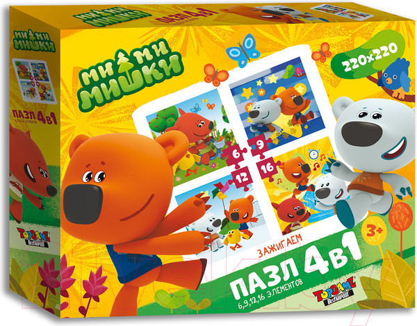 Изображение товара Набор пазлов Topgame Ми-ми-Мишки. Зажигаем / 01357