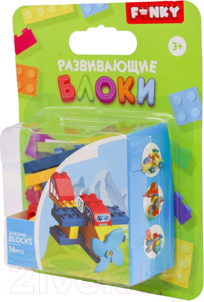 Изображение товара Конструктор Funky Toys Самолет / FT0822555