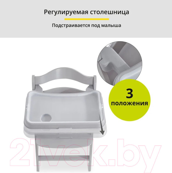 Изображение товара Столик для детского стульчика Hauck Alpha Tray (серый)