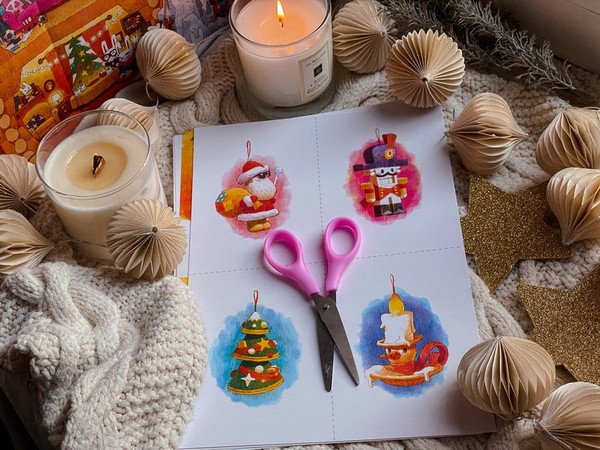 Изображение товара Книга адвент-календарь МИФ Как зайчата Новый год встречали, твердая обложка (Бойченко Татьяна, Ванякина Ася)