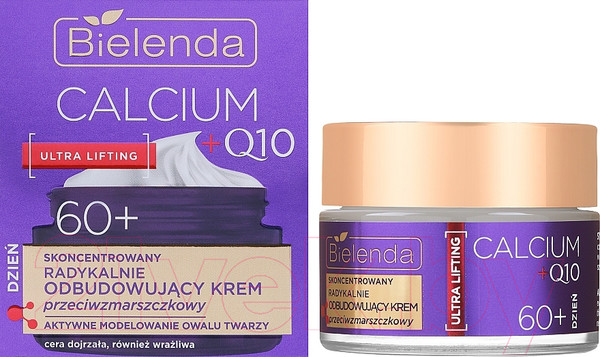 Изображение товара Крем для лица Bielenda Calcium + Q10 Регенерирующий 60+ День (50мл)