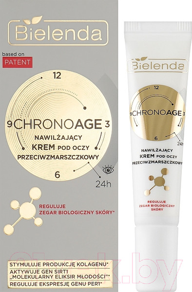 Изображение товара Крем для век Bielenda Chrono Age 24 Увлажняющий против морщин (15мл)
