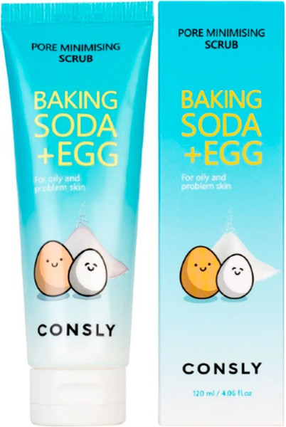 Изображение товара Скраб для лица Consly Baking Soda Egg Pore Minimising Scrub (120мл)