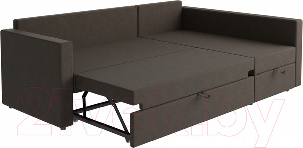 Изображение товара Диван угловой Mio Tesoro Тилаус длинный подлокотник (Brown)