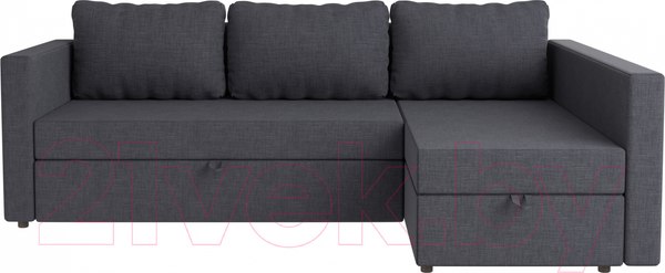 Изображение товара Диван угловой Mio Tesoro Тилаус длинный подлокотник (Dark Grey)