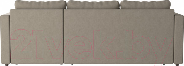 Изображение товара Диван угловой Mio Tesoro Тилаус короткий подлокотник (Beige/Grey)