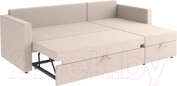Изображение товара Диван угловой Mio Tesoro Тилаус короткий подлокотник (Cream)