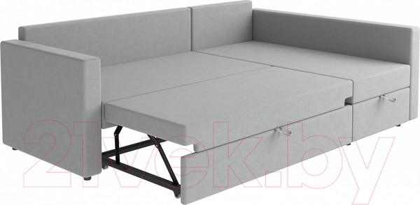 Изображение товара Диван угловой Mio Tesoro Тилаус длинный подлокотник (It Grey)