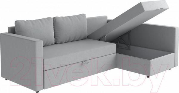 Изображение товара Диван угловой Mio Tesoro Тилаус длинный подлокотник (It Grey)