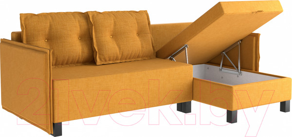 Изображение товара Диван угловой Mio Tesoro Туули (Yellow/Orange)