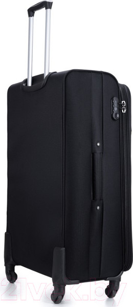 Изображение товара Чемодан на колесах Solier STL1651 (XL, черный/голубой)