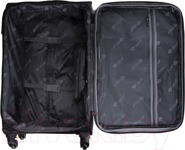 Изображение товара Чемодан на колесах Solier STL1651 (XL, черный/кофе)