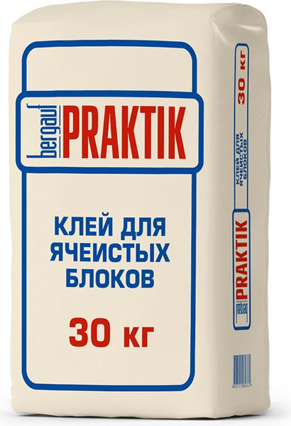 Изображение товара Клей для блоков Bergauf Praktik (30кг)