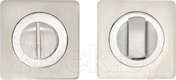 Изображение товара Фиксатор дверной защелки Basara BK 0605 SN/CP (сатин/хром)