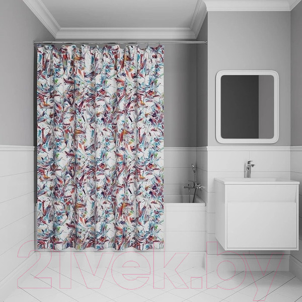 Изображение товара Шторка-занавеска для ванны IDDIS Base BX05P18i11