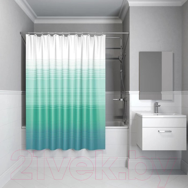 Изображение товара Шторка-занавеска для ванны IDDIS Base BR04P18i11