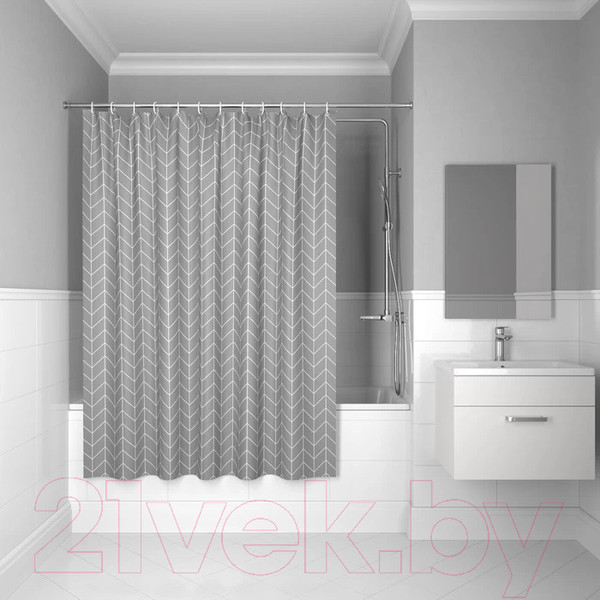 Изображение товара Шторка-занавеска для ванны IDDIS Base BD06P24i11