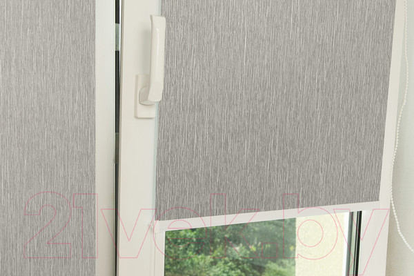 Изображение товара Рулонная штора Delfa Сантайм Натур Термо-Блэкаут СРШ-01МП 76512 (34x170, серый)