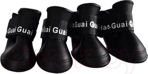 Изображение товара Сапожки для собак Homepet S / 83623 (черный)