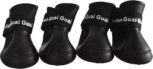 Изображение товара Сапожки для собак Homepet М / 83624 (черный)