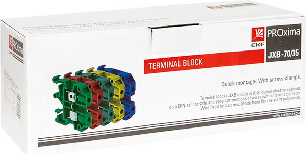 Изображение товара Клеммная колодка EKF PROxima plc-jxb-70/35b