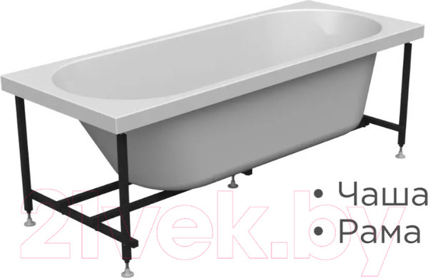 Изображение товара Ванна акриловая Radomir Виктория Лайт 150x70 / 2-01-0-0-0-257
